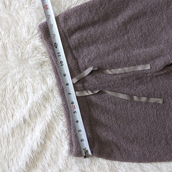 Cupcakes & Cashmere Cozy Grey Teddy Sherpa Lounge Joggers Size Medium - Picture 6 of 9